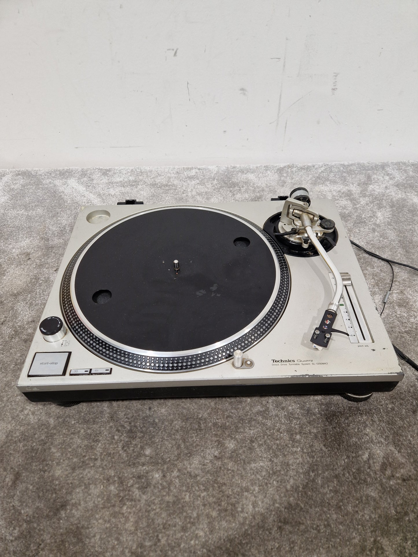 Technics SL-1200 MK2-A - Direct Drive Turntable - Good w/ Power Supply