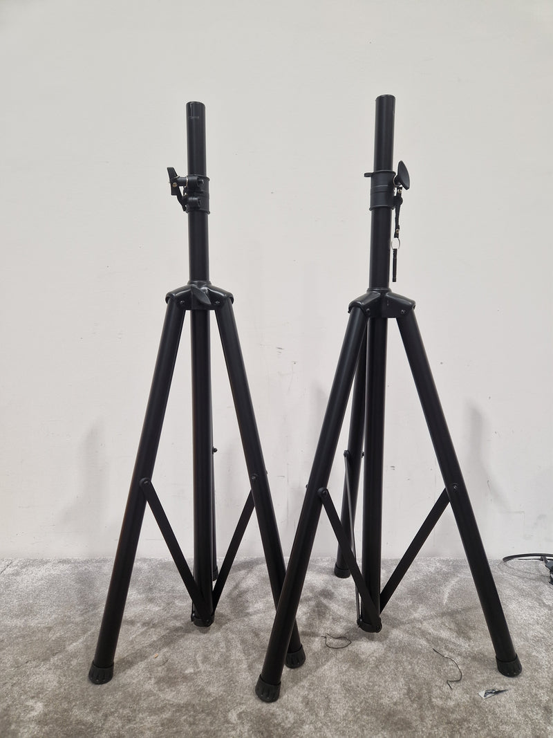 GEAR4MUSIC SS20B PA Speaker Stands - Height Adjustable - Excellent w/ Gear4Music Soft Case - Image 1