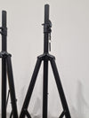 GEAR4MUSIC SS20B PA Speaker Stands - Height Adjustable - Excellent w/ Gear4Music Soft Case - Photo 2