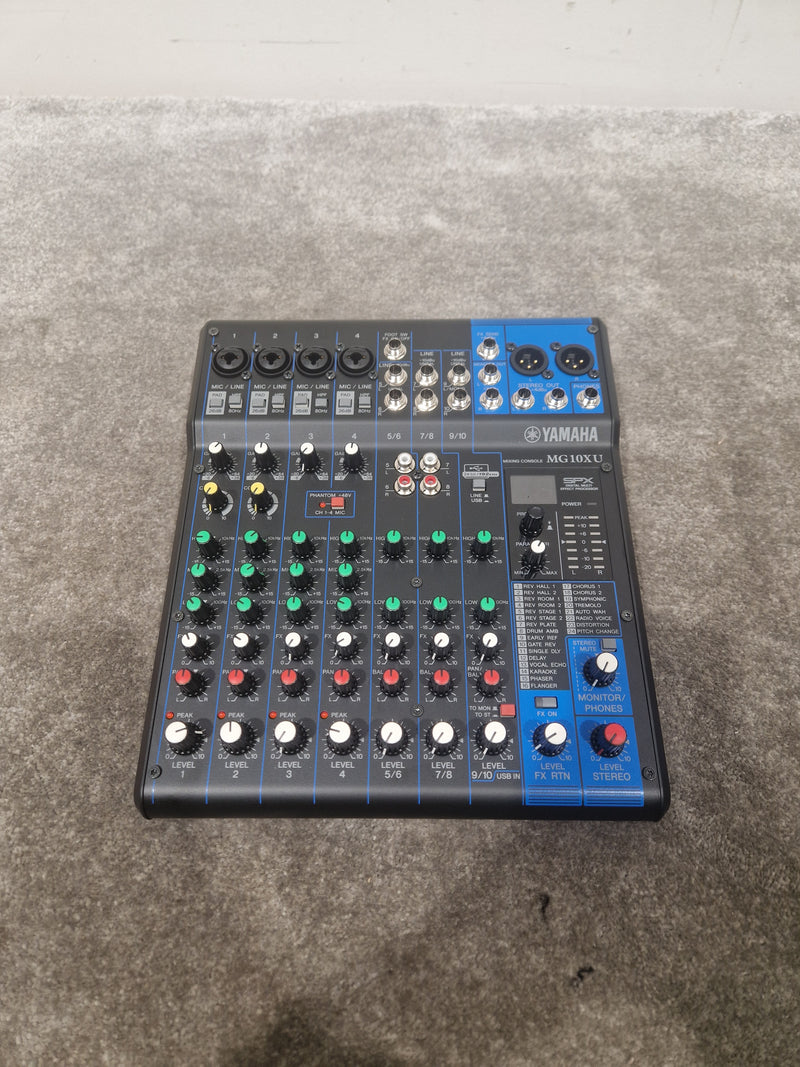 Yamaha MG10XU - 10-Channel Mixer w/ FX - Excellent w/ Soft Case - Image 1