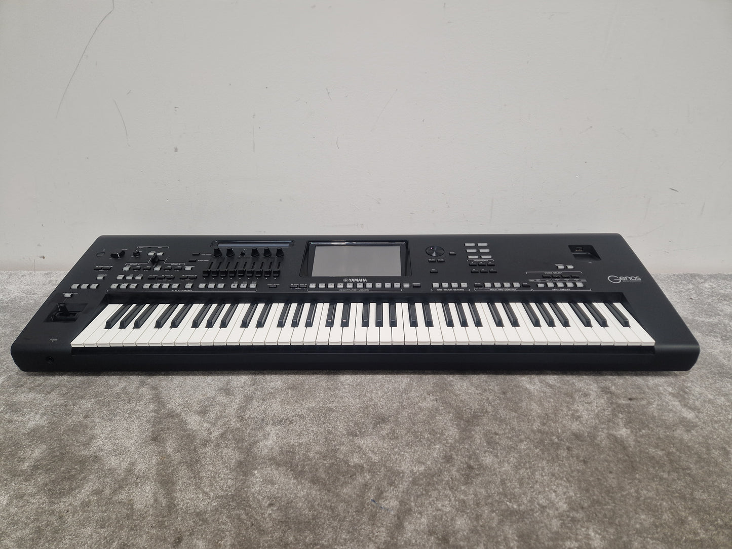 Yamaha Genos - Digital Workstation Keyboard - Excellent w/ Soft Case & Keyboard Pedal