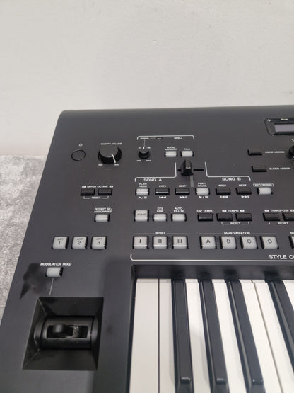 Yamaha Genos - Digital Workstation Keyboard - Excellent w/ Soft Case & Keyboard Pedal