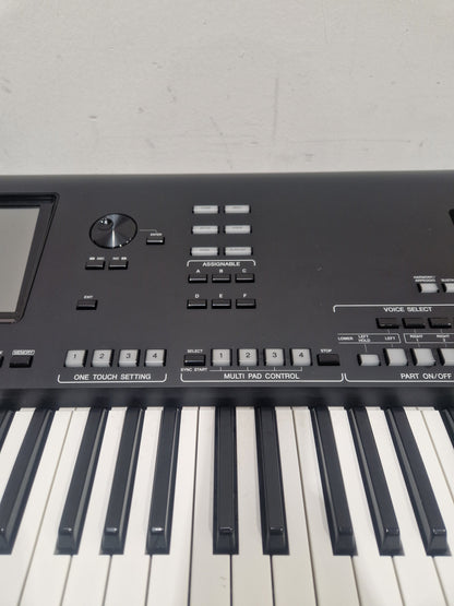 Yamaha Genos - Digital Workstation Keyboard - Excellent w/ Soft Case & Keyboard Pedal