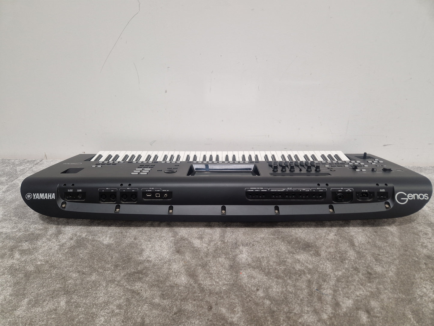 Yamaha Genos - Digital Workstation Keyboard - Excellent w/ Soft Case & Keyboard Pedal
