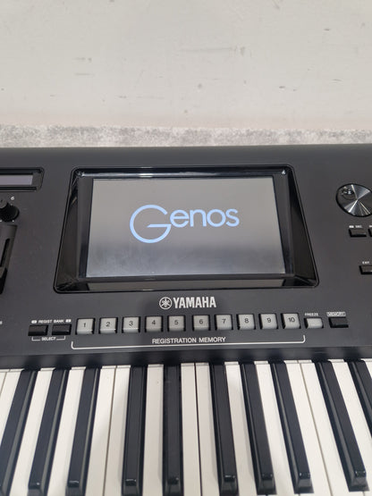Yamaha Genos - Digital Workstation Keyboard - Excellent w/ Soft Case & Keyboard Pedal