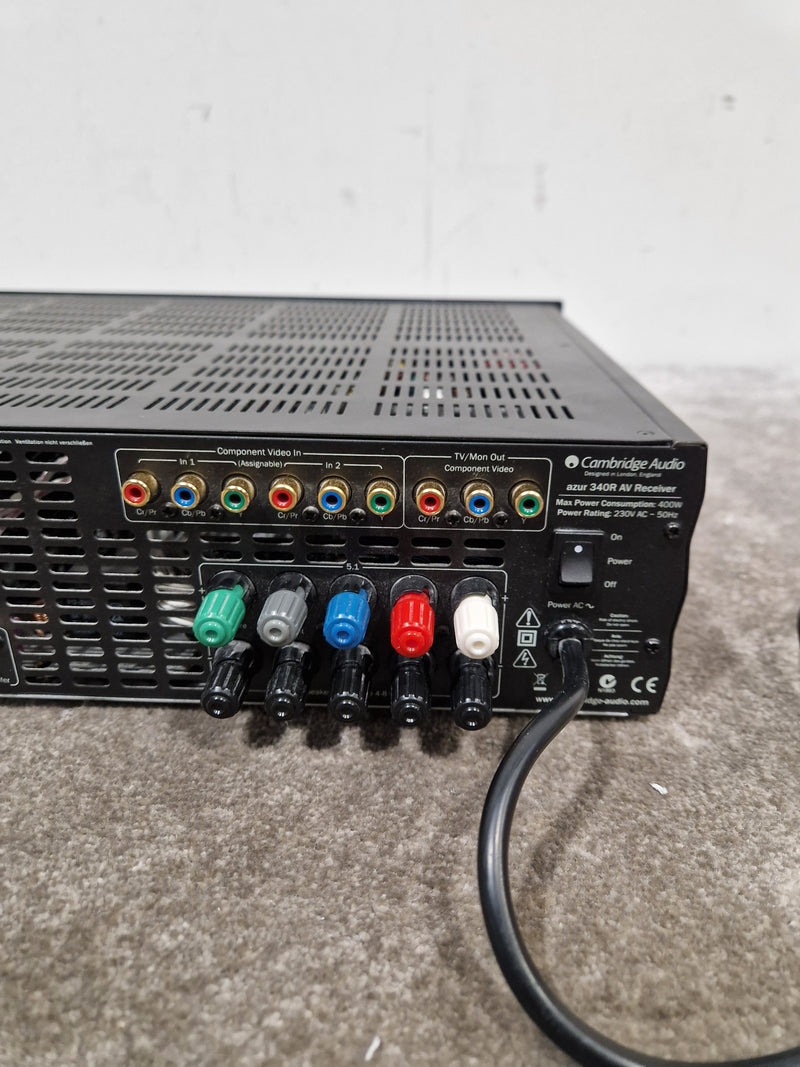 Cambridge Audio Azur 340R - 5.1 Channel AV Receiver - Excellent w/ Power Supply & Remote - Image 6