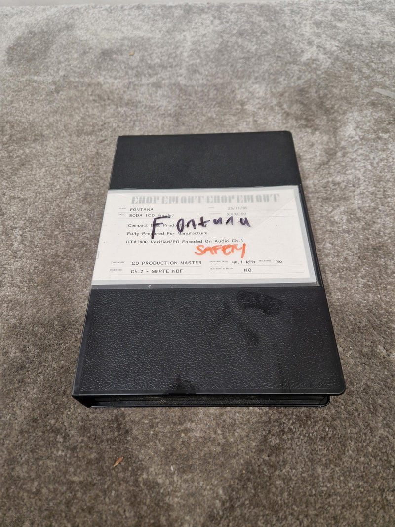 Soda – Britpop Band Collectible CD Production Master Tape – Excellent w/ Manufacturer-Ready Label - Image 2