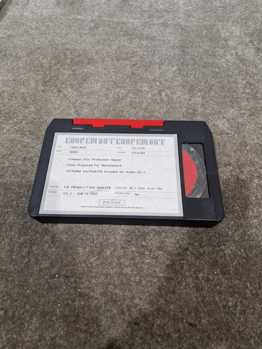 Soda – Britpop Band Collectible CD Production Master Tape – Excellent w/ Manufacturer-Ready Label