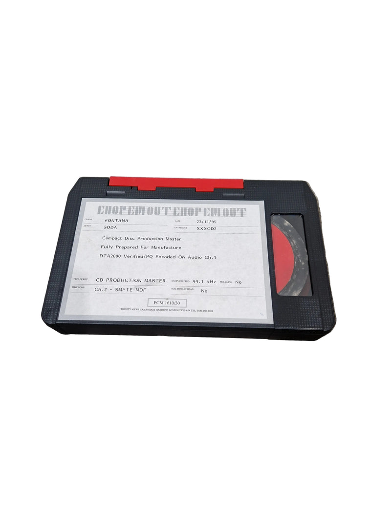 Soda – Britpop Band Collectible CD Production Master Tape – Excellent w/ Manufacturer-Ready Label - Image 1