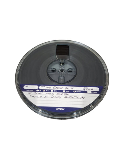 Soda – Britpop Band Collectible Broadcast Cue Master Tape – Very Good w/ Handwritten Program Notes