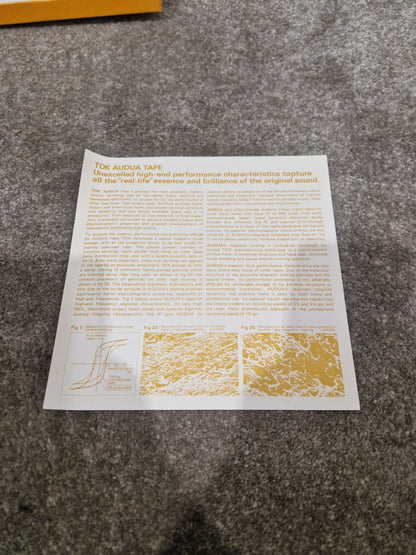 Soda – Britpop Band Collectible Broadcast Cue Master Tape – Very Good w/ Handwritten Program Notes