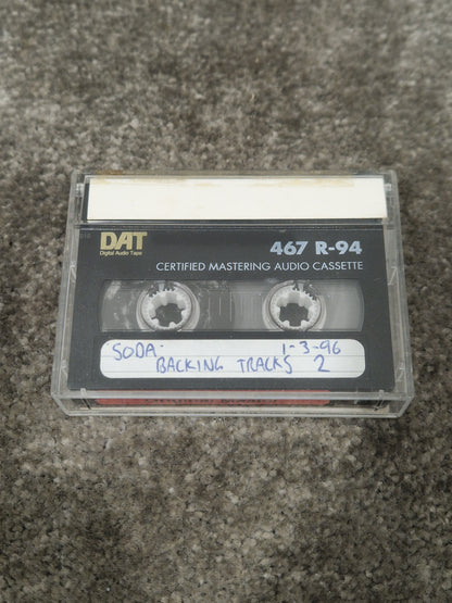 Soda – Britpop Band Collectible Backing Tracks DAT – Very Good w/ Handwritten Label