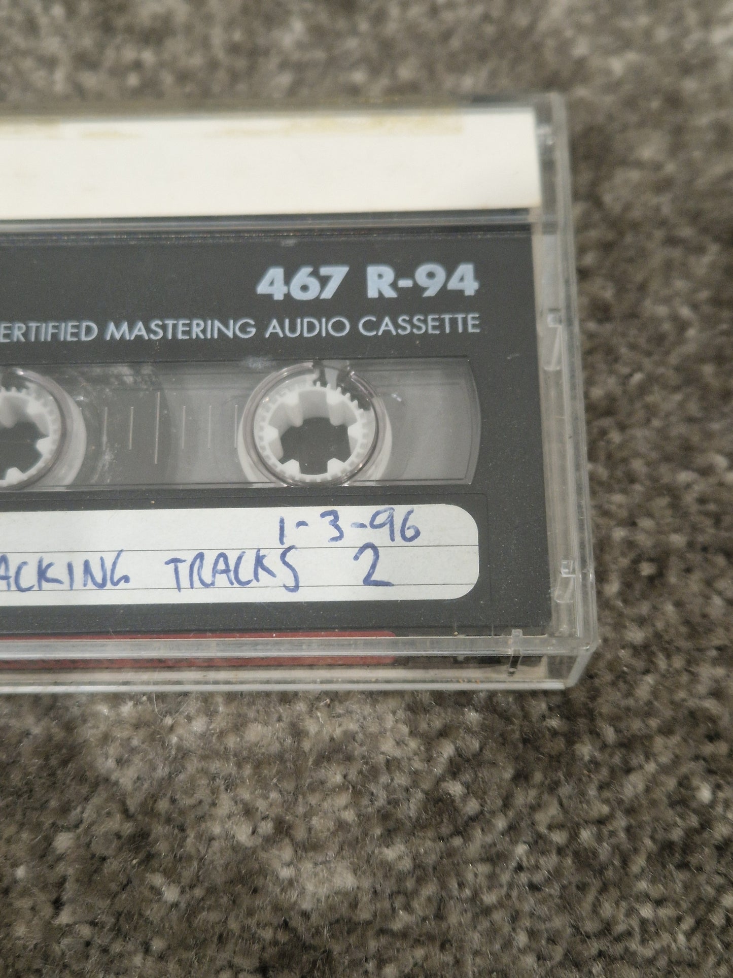 Soda – Britpop Band Collectible Backing Tracks DAT – Very Good w/ Handwritten Label