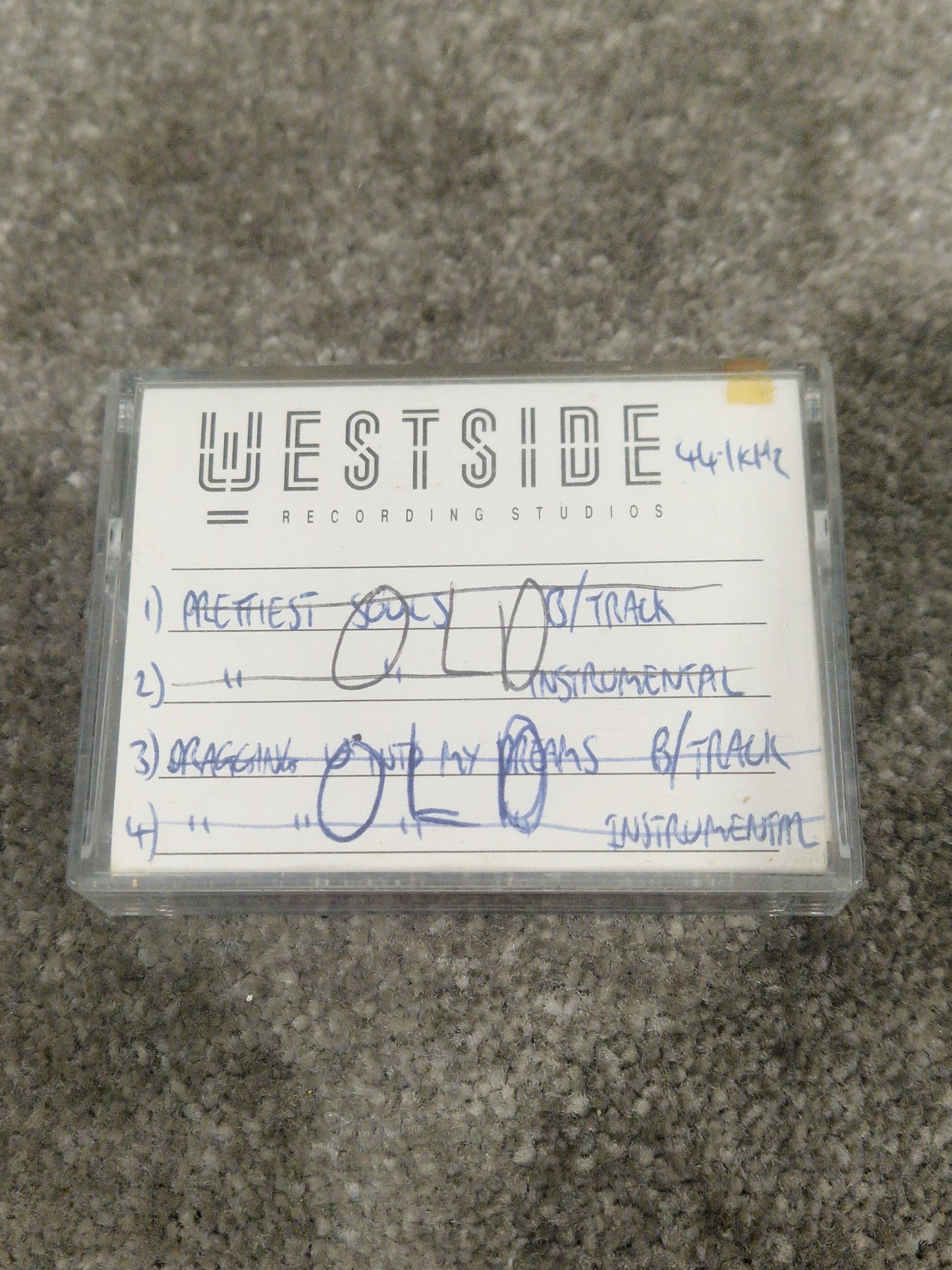 Soda – Britpop Band Collectible Backing Tracks DAT – Very Good w/ Handwritten Label
