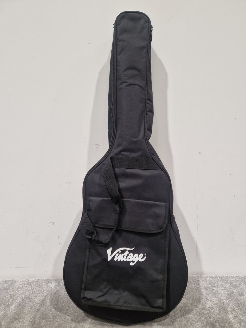 Vintage V300MHOF - Solid Mahogany Acoustic - Excellent w/ Soft Case - Image 10