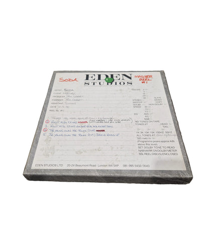 Soda – Britpop Band Collectible Eden Master Reel #1 – Excellent w/ Mix Variants & Studio Notes