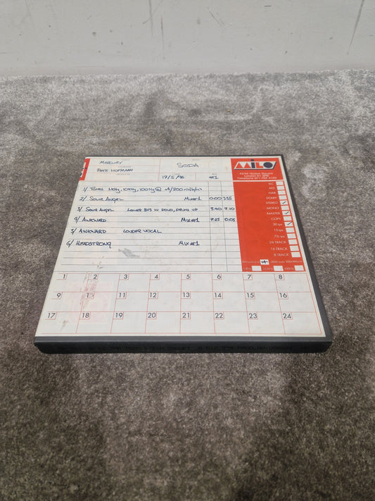 Soda – Britpop Band Collectible Milo Studio Mixes on Reel #1 – Very Good w/ Engineer Notes