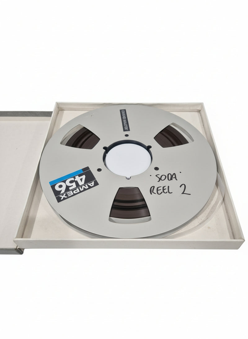Soda – Britpop Band Collectible “Westside Studio Master Side 2” on Ampex 456 Reel – Very Good w/ Box & Studio Log - Image 1