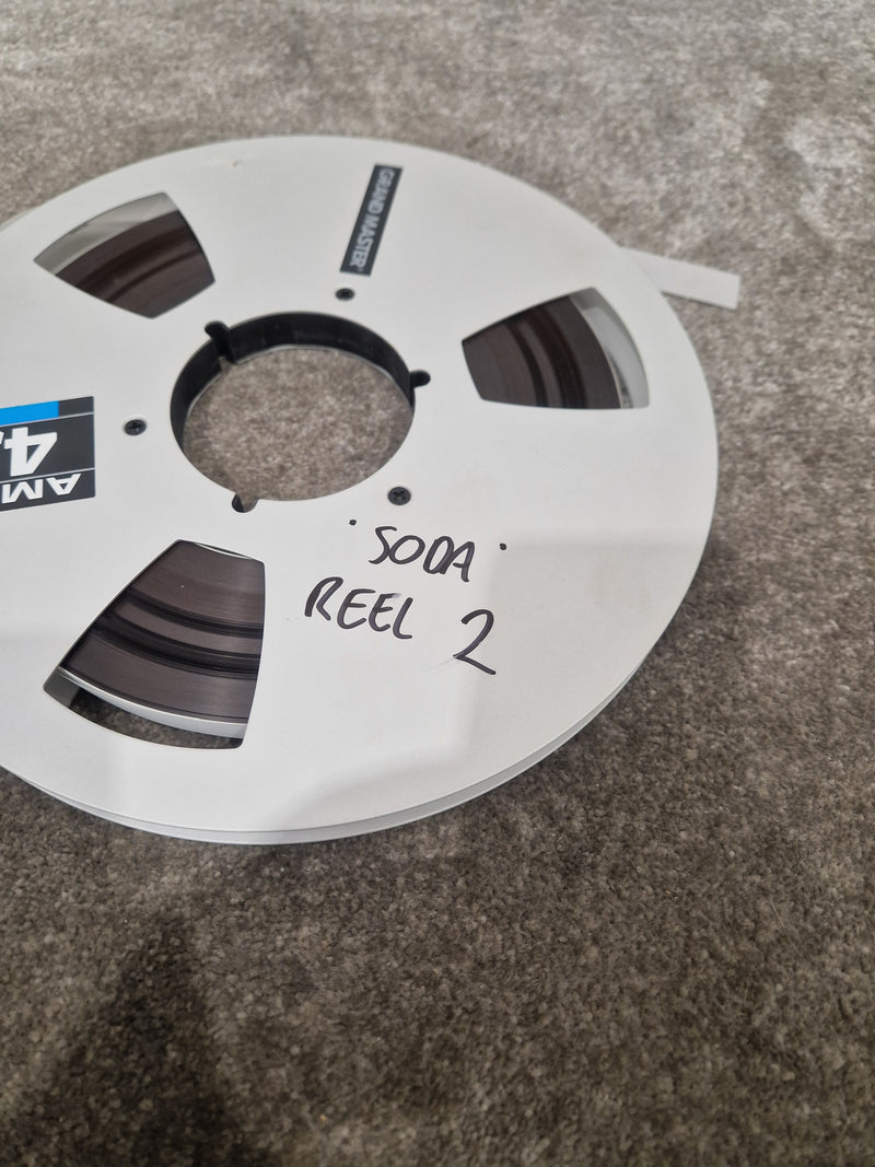Soda – Britpop Band Collectible “Westside Studio Master Side 2” on Ampex 456 Reel – Very Good w/ Box & Studio Log - Image 6