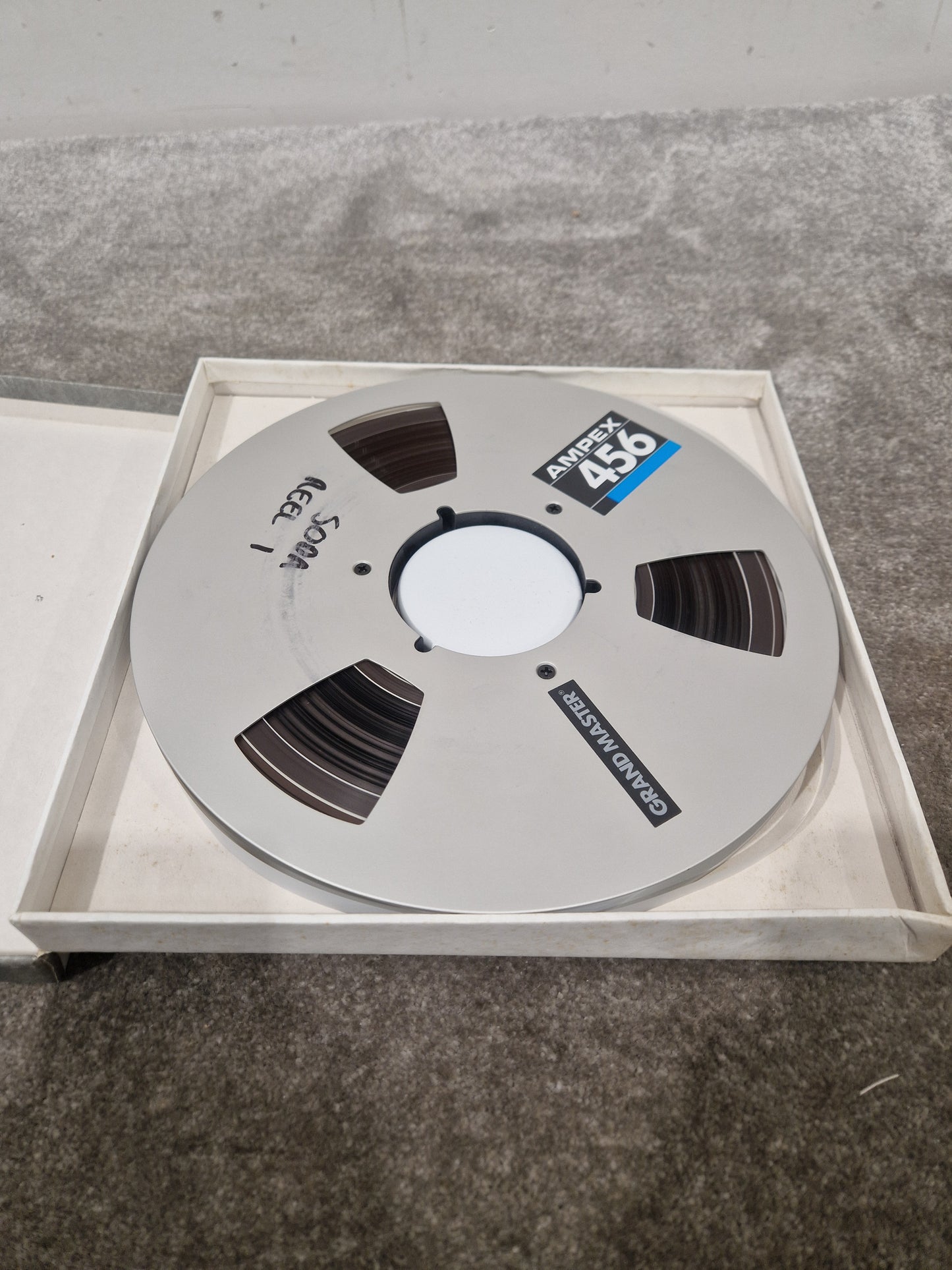 Soda – Britpop Band Collectible “Westside Studio Master Side 1” on Ampex 456 Reel – Very Good w/ Original Log Sheet