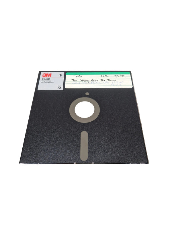 Soda – Britpop Band Collectible Studio Floppy Disk “TH2” – Very Good w/ Handwritten Label & Session Metadata