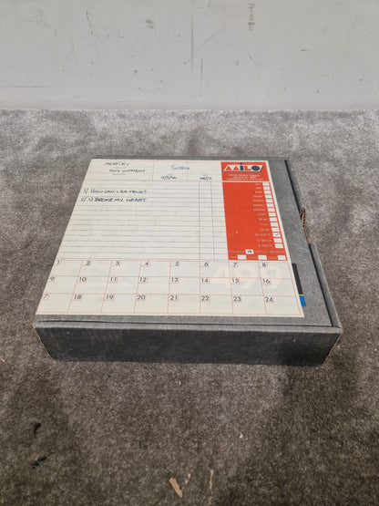 Soda – Britpop Band Collectible Milo Studio Master Reel – Excellent w/ Early Track Sheet & Studio Metadata