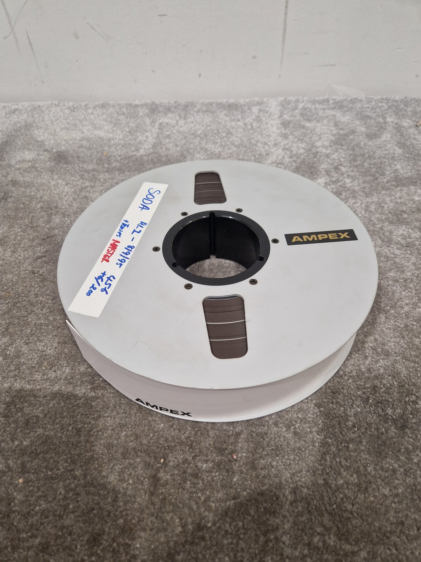 Soda – Britpop Band Collectible Town House Master Reel – Excellent w/ Studio Track Sheet & Tone Reference