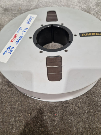 Soda – Britpop Band Collectible Town House Master Reel – Excellent w/ Studio Track Sheet & Tone Reference