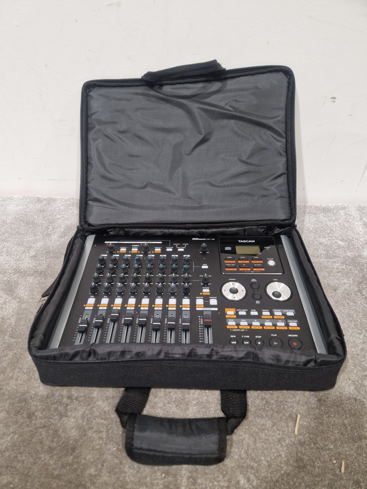 Tascam DP-02 Digital Portastudio - 8-Track Recording - Excellent w/ Power Supply & Soft Case