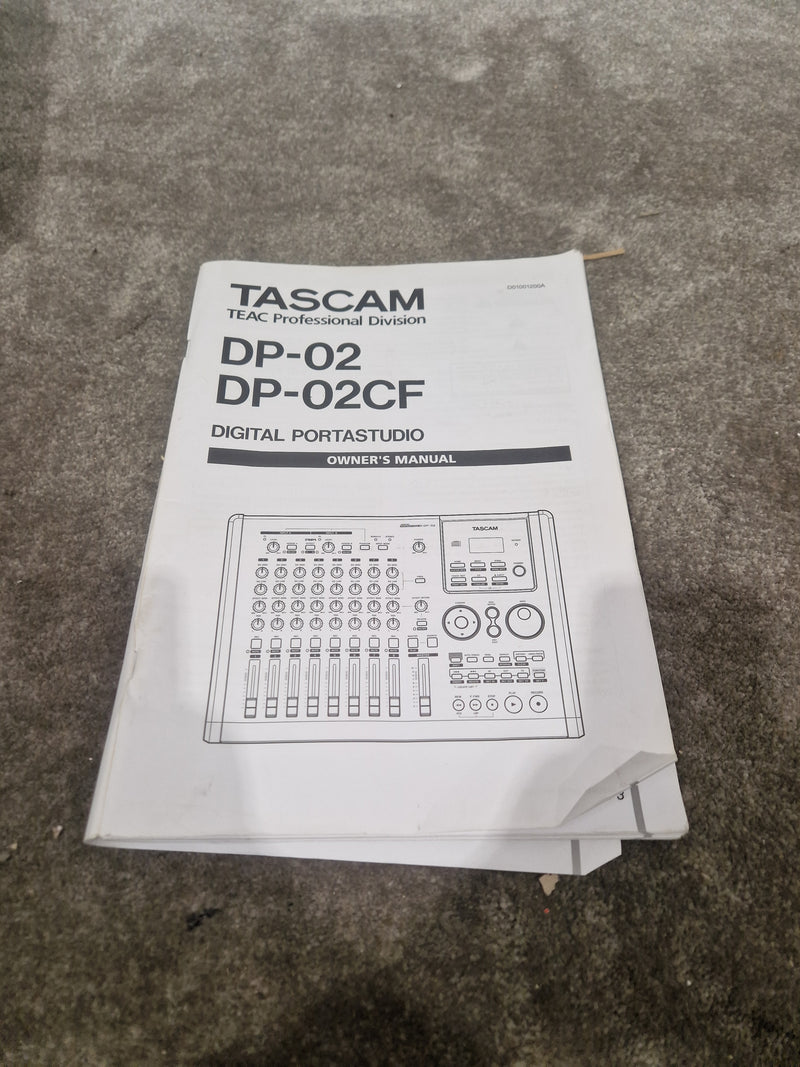 Tascam DP-02 Digital Portastudio - 8-Track Recording - Excellent w/ Power Supply & Soft Case - Image 5