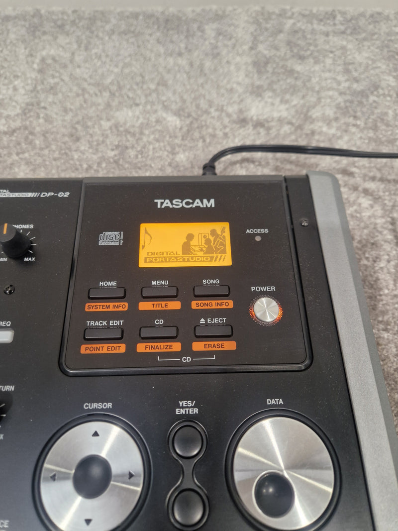 Tascam DP-02 Digital Portastudio - 8-Track Recording - Excellent w/ Power Supply & Soft Case - Image 8