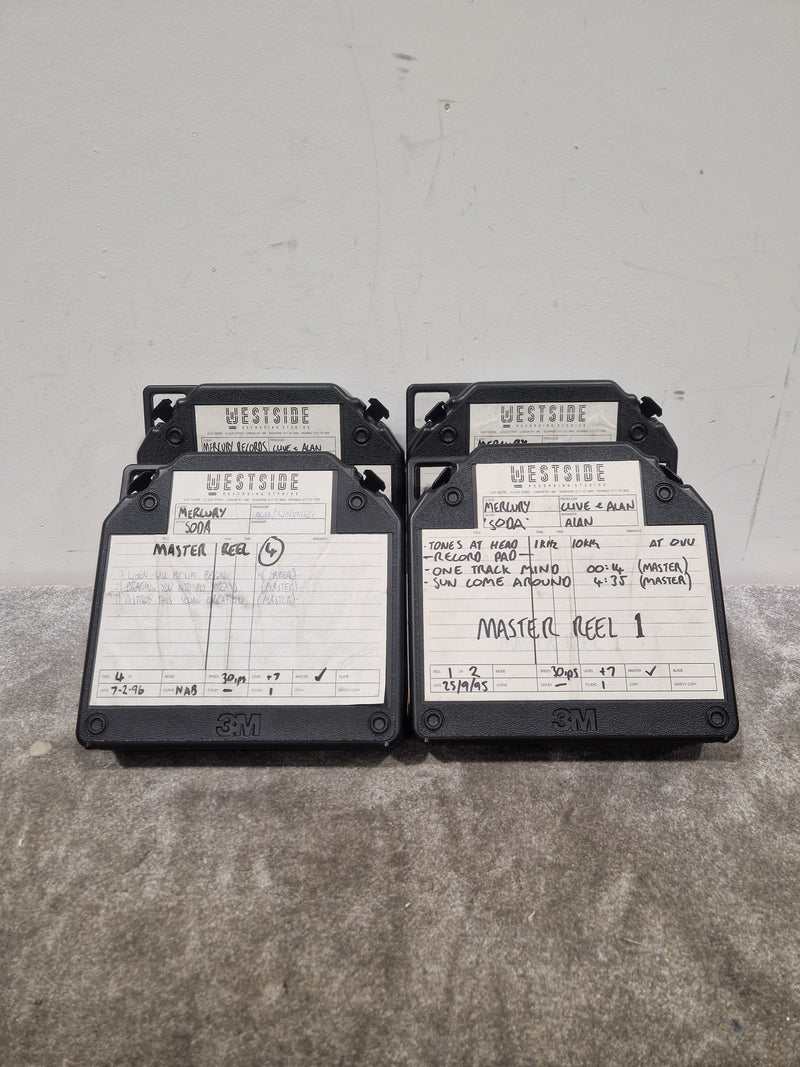 Soda – Britpop Band Collectible Westside Master Reel Suite (#1–4) – Excellent w/ Full Studio Track Sheets - Image 2