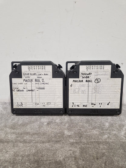 Soda – Britpop Band Collectible Westside Master Reel Suite (#1–4) – Excellent w/ Full Studio Track Sheets