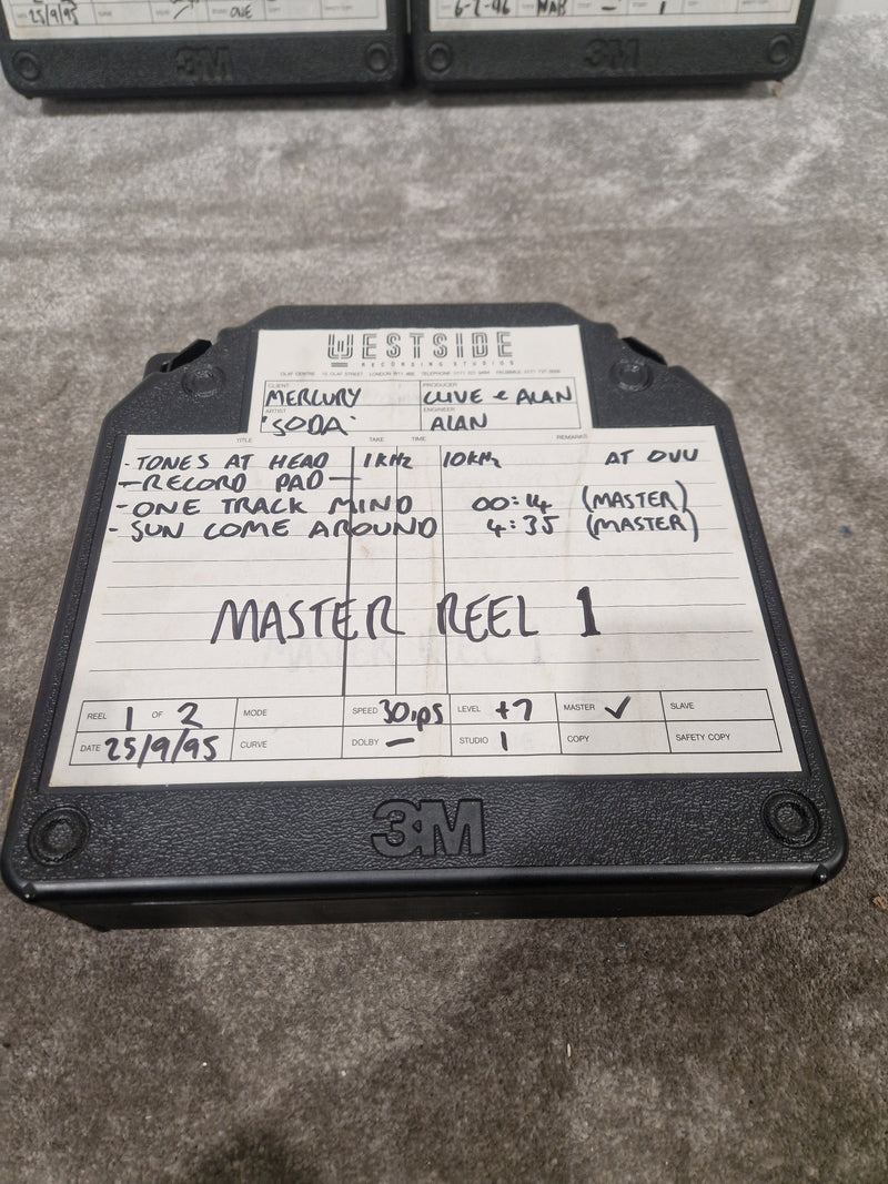 Soda – Britpop Band Collectible Westside Master Reel Suite (#1–4) – Excellent w/ Full Studio Track Sheets - Image 7