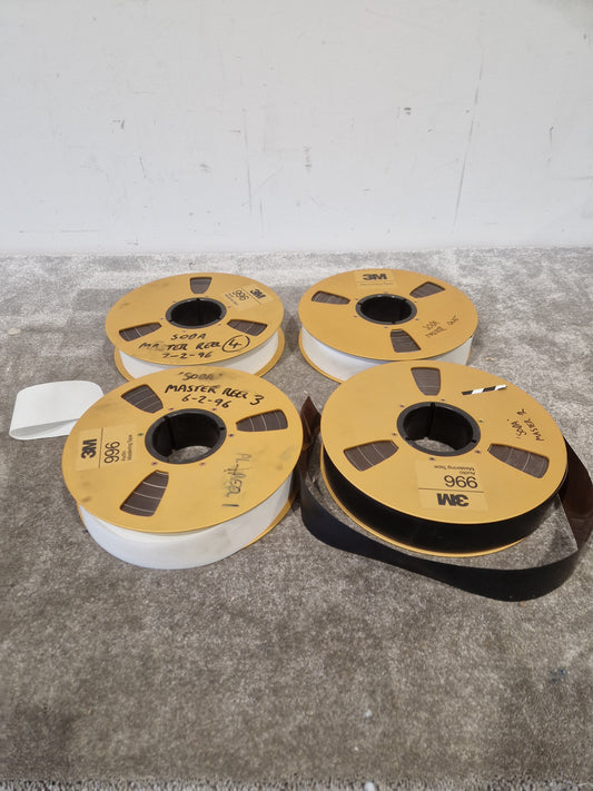 Soda – Britpop Band Collectible Westside Master Reel Suite (#1–4) – Excellent w/ Full Studio Track Sheets