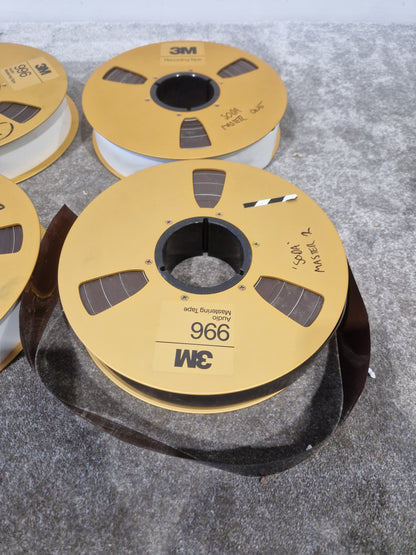 Soda – Britpop Band Collectible Westside Master Reel Suite (#1–4) – Excellent w/ Full Studio Track Sheets