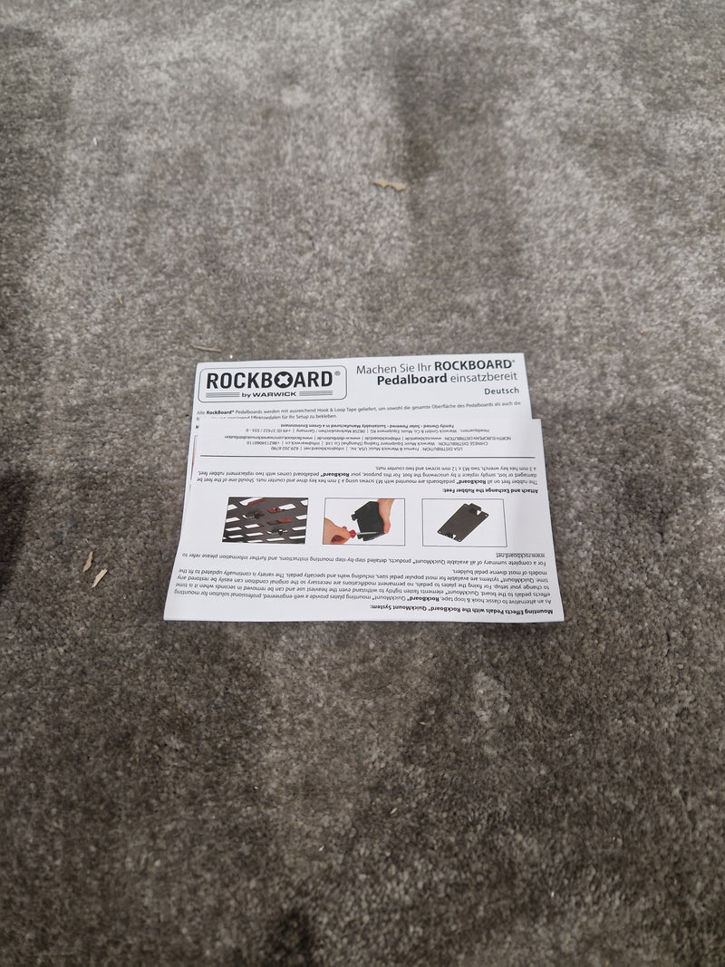 Warwick Rockboard Duo 2.1 - Compact Pedalboard - Excellent w/ Original Box & Soft Case - Image 7