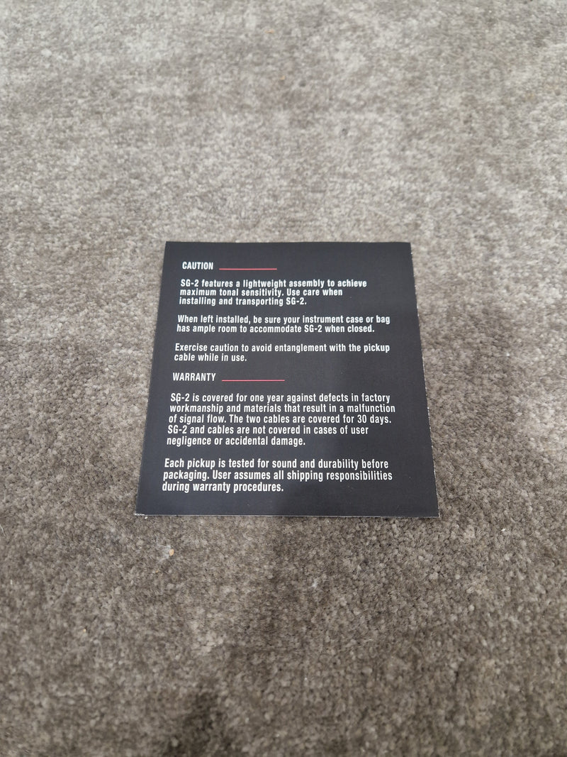 KNA S2 Piezo Pickup - Detachable Acoustic Transducer - Excellent w/ Original Box - Image 9