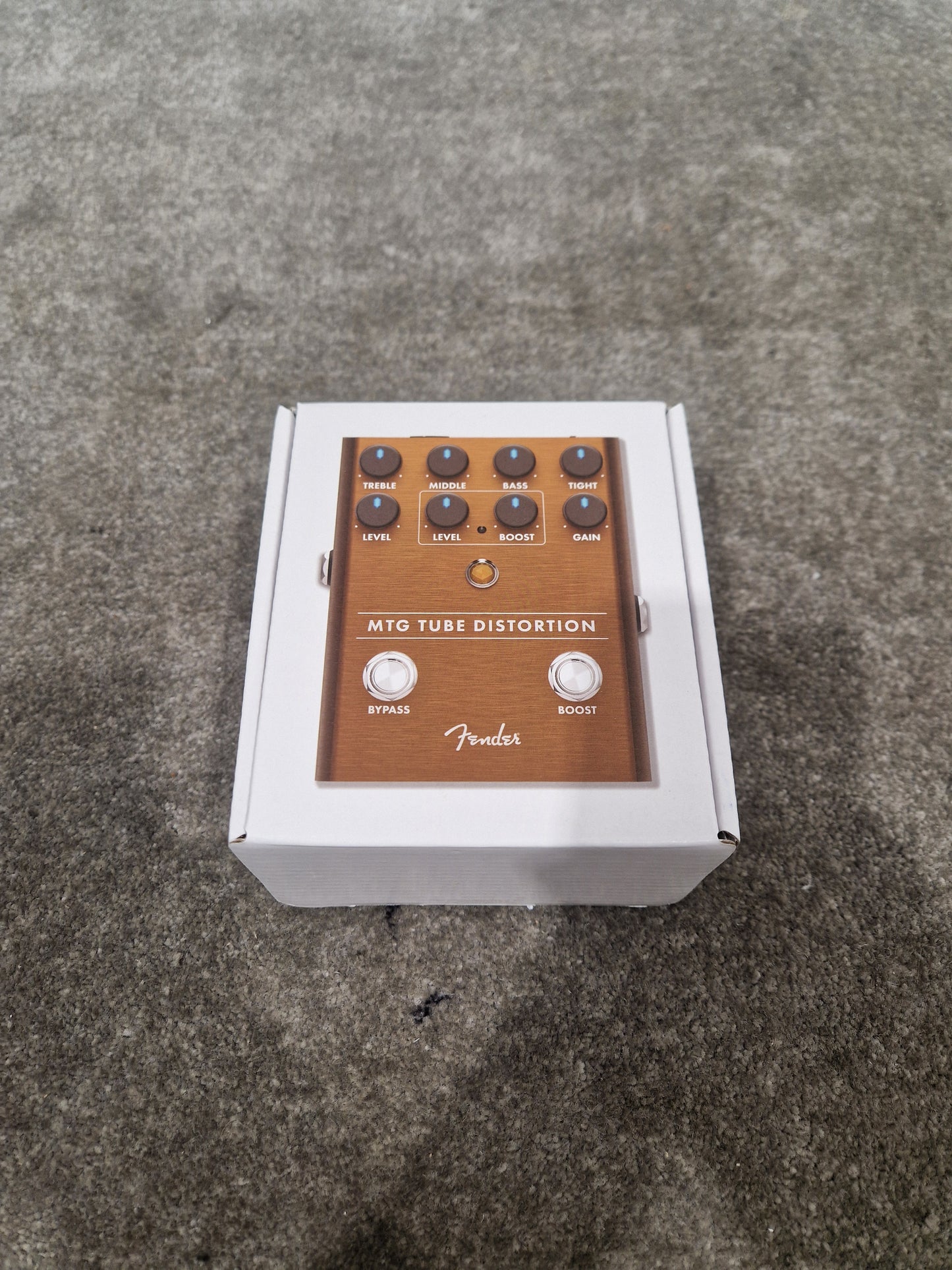 Fender MTG Tube Distortion Pedal - Analog Tube Overdrive - Open Box