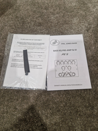 Phil Jones Bass PE5 Preamp - 5-Band EQ Control - Open Box