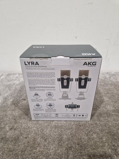 AKG Lyra - USB Condenser Microphone - Excellent w/ Original Box