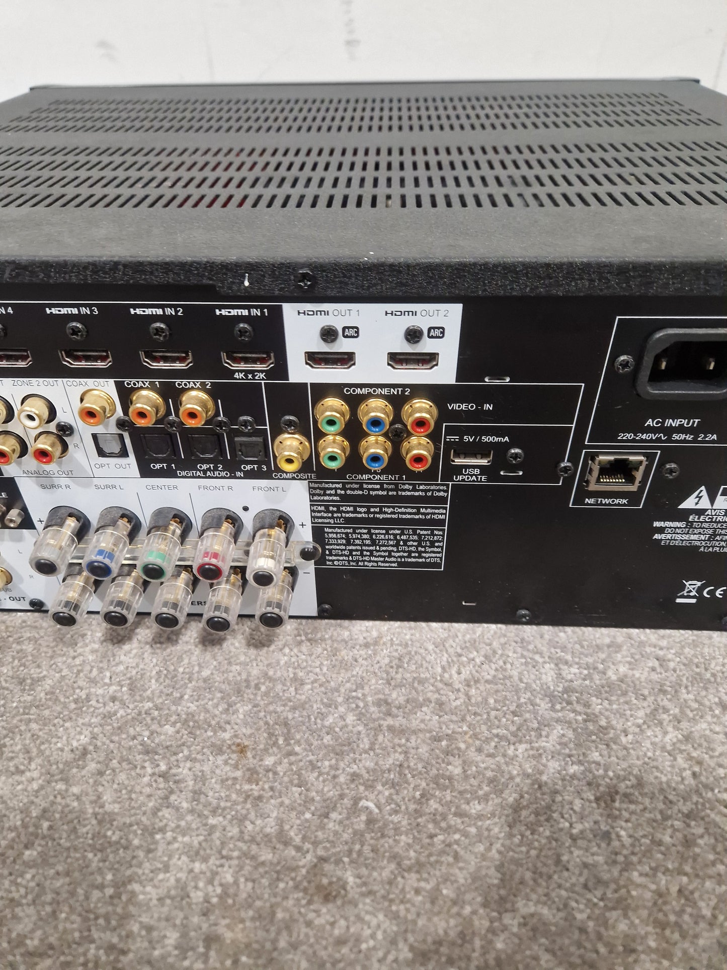 Anthem MRX-310 - High-Performance AV Receiver - Excellent w/ Power Supply