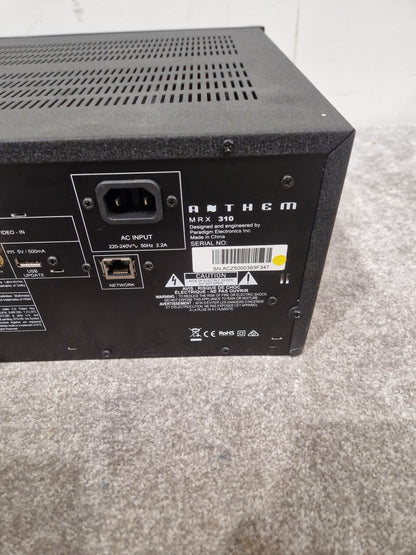 Anthem MRX-310 - High-Performance AV Receiver - Excellent w/ Power Supply