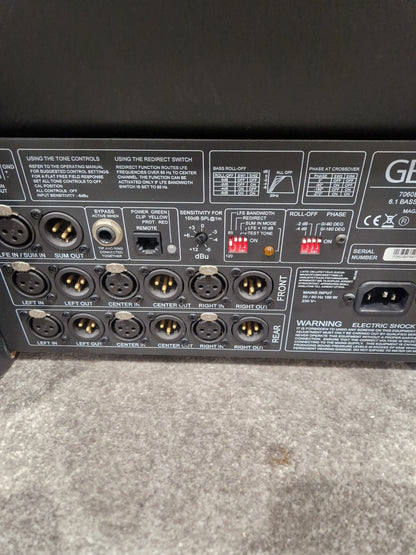 Genelec 7060B Active Subwoofer - Precise Bass Response - Very Good w/ Power Supply