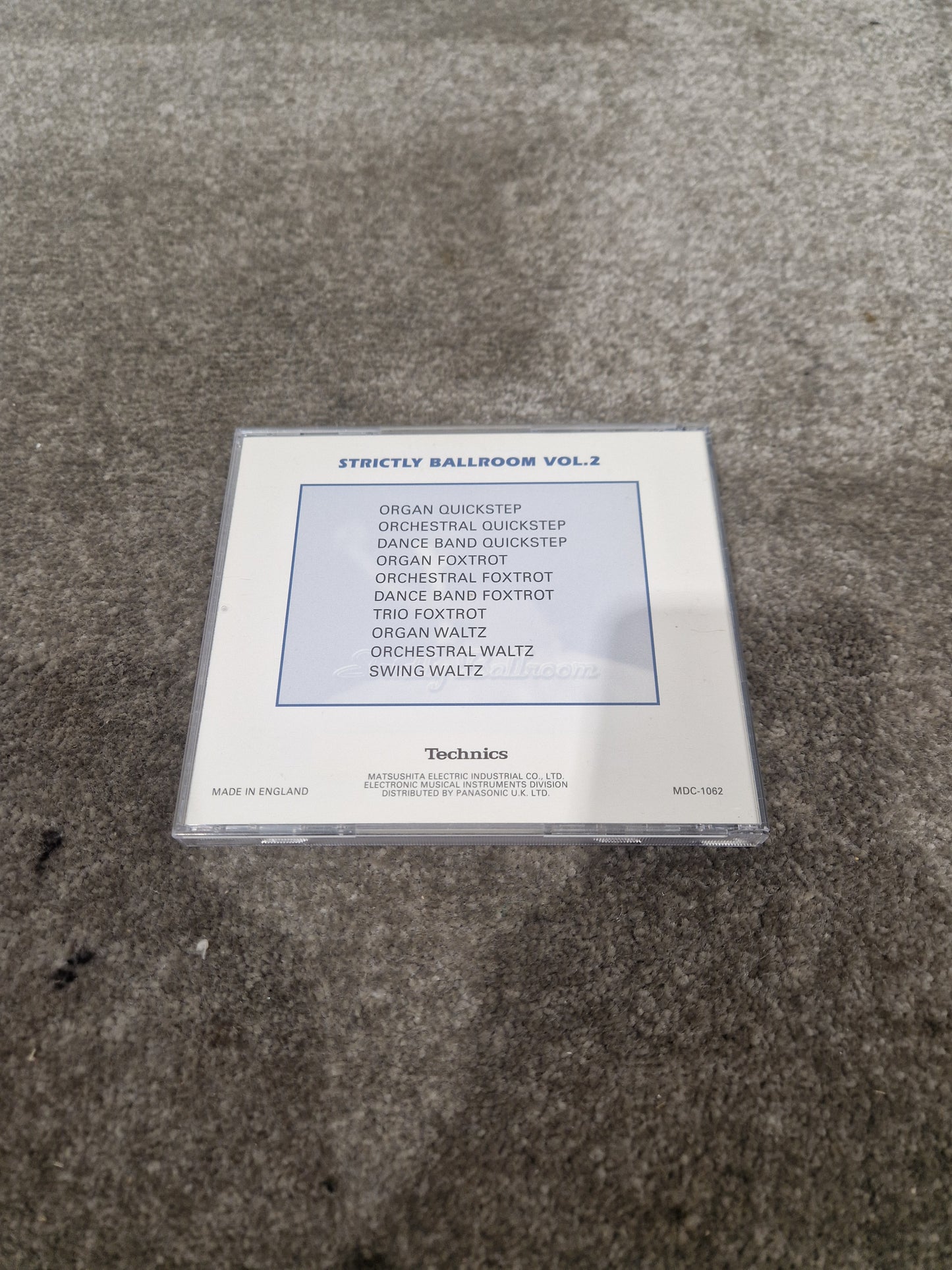 Technics Strictly Ballroom VOL.2 For KN5000 - Dance Music Collection - Excellent