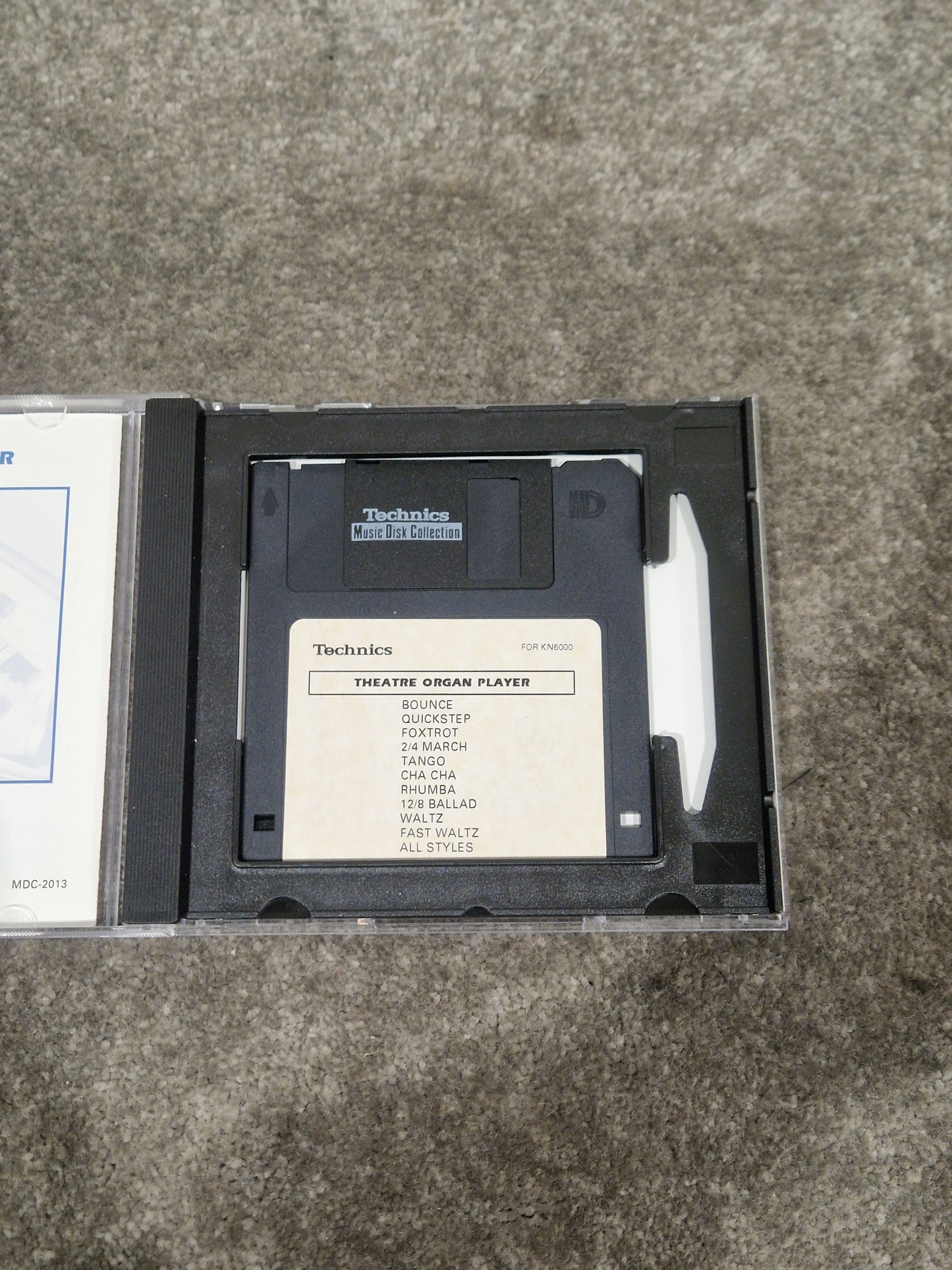Technics Theatre Organ Player For KN6000 Sound Module - Advanced Digital Sound - Excellent