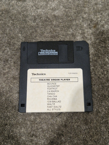 Technics Theatre Organ Player For KN6000 Sound Module - Advanced Digital Sound - Excellent