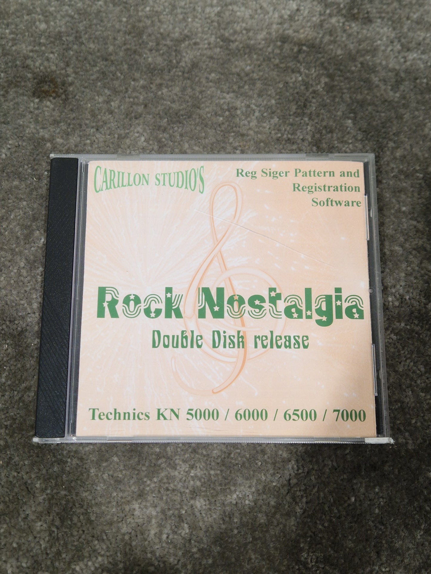 Technics Rock Nostalgia For Kn5000-7000 Sound Module - Vintage Sound Expansion - Excellent