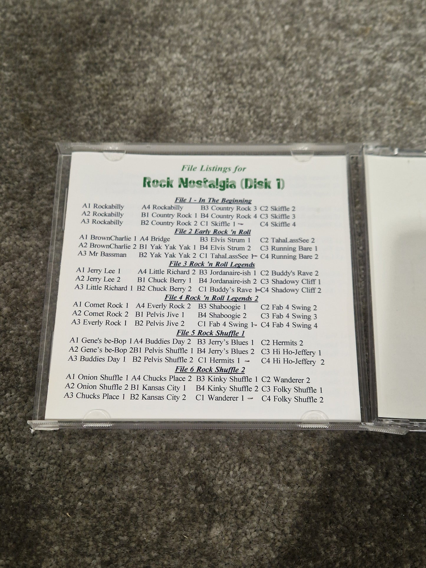 Technics Rock Nostalgia For Kn5000-7000 Sound Module - Vintage Sound Expansion - Excellent