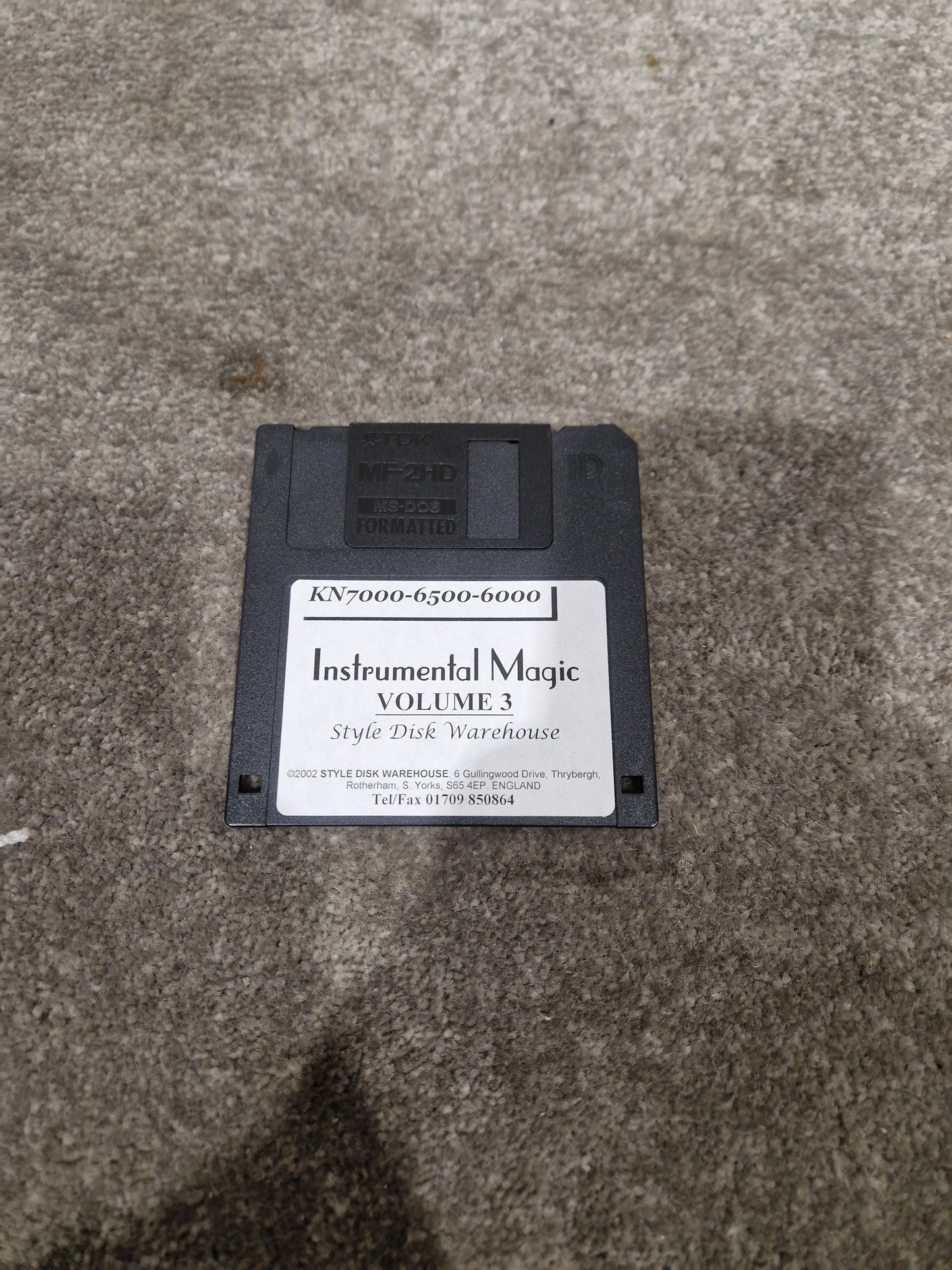 Technics Instrumental Magic Vol 3 For Kn6000-7000 Sound Module - Comprehensive Sound Library - Excellent